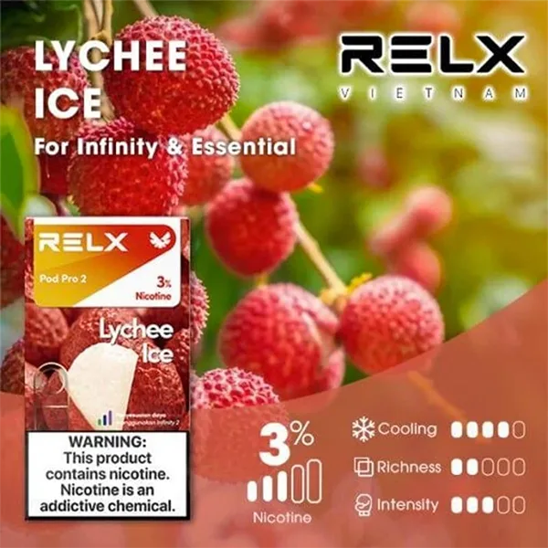 Relx六代煙彈荔枝口味